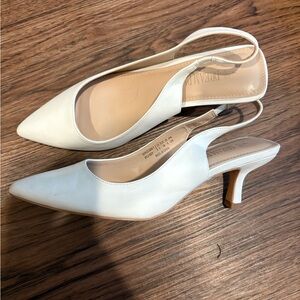Dreamers sling back kitten heel